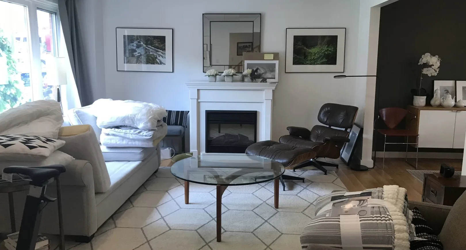 Living Area Styling - Before